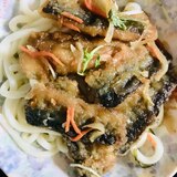 秋刀魚の南蛮漬け＋うどん